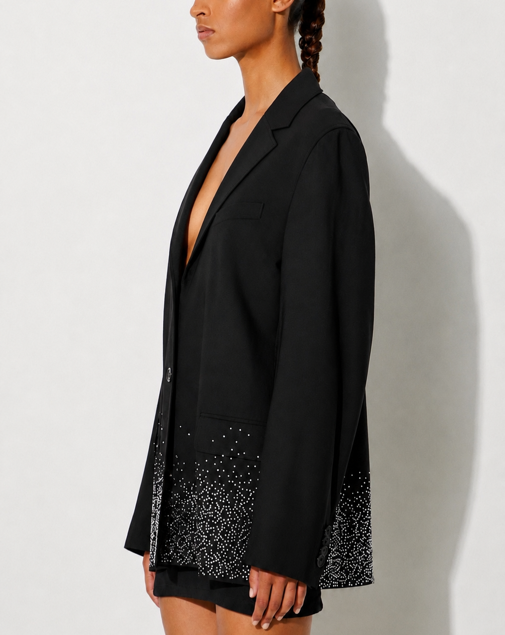 Crystal Dégradé Oversized Blazer