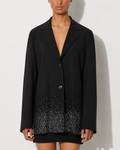 Crystal Dégradé Oversized Blazer