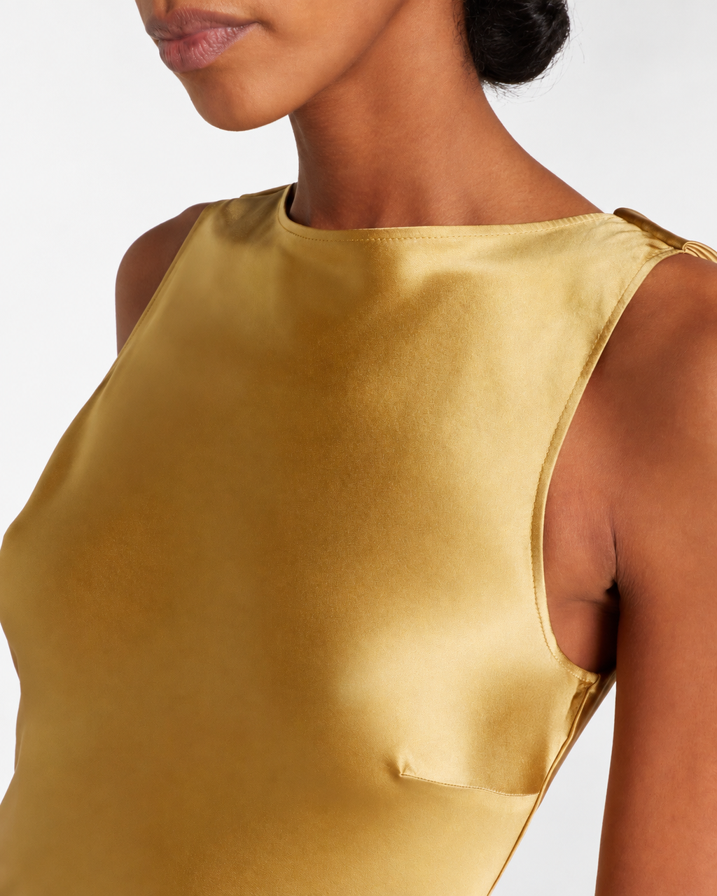 Silk Mermaid Gown Gold