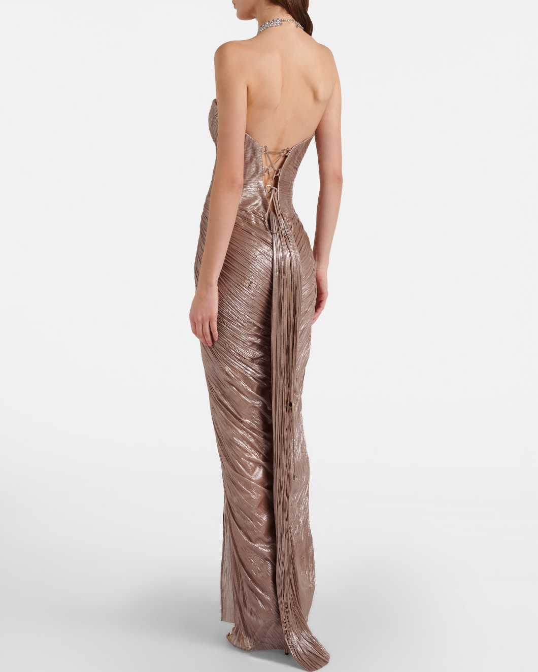 Alessandra Dress Champagne Gold