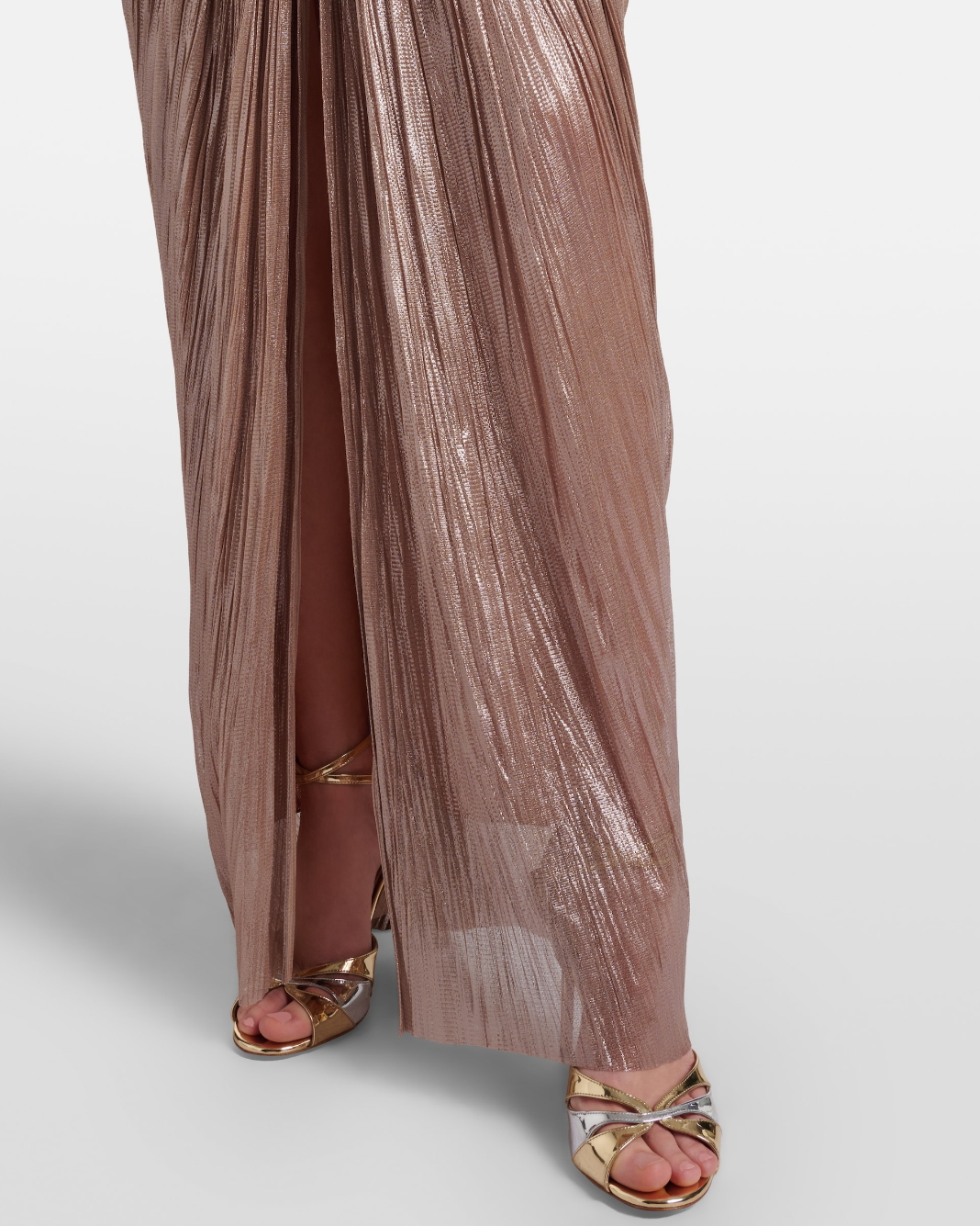 Alessandra Dress Champagne Gold