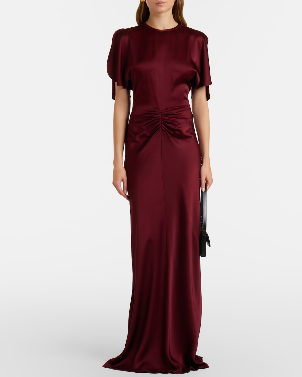 Isabella Dress Burgundy