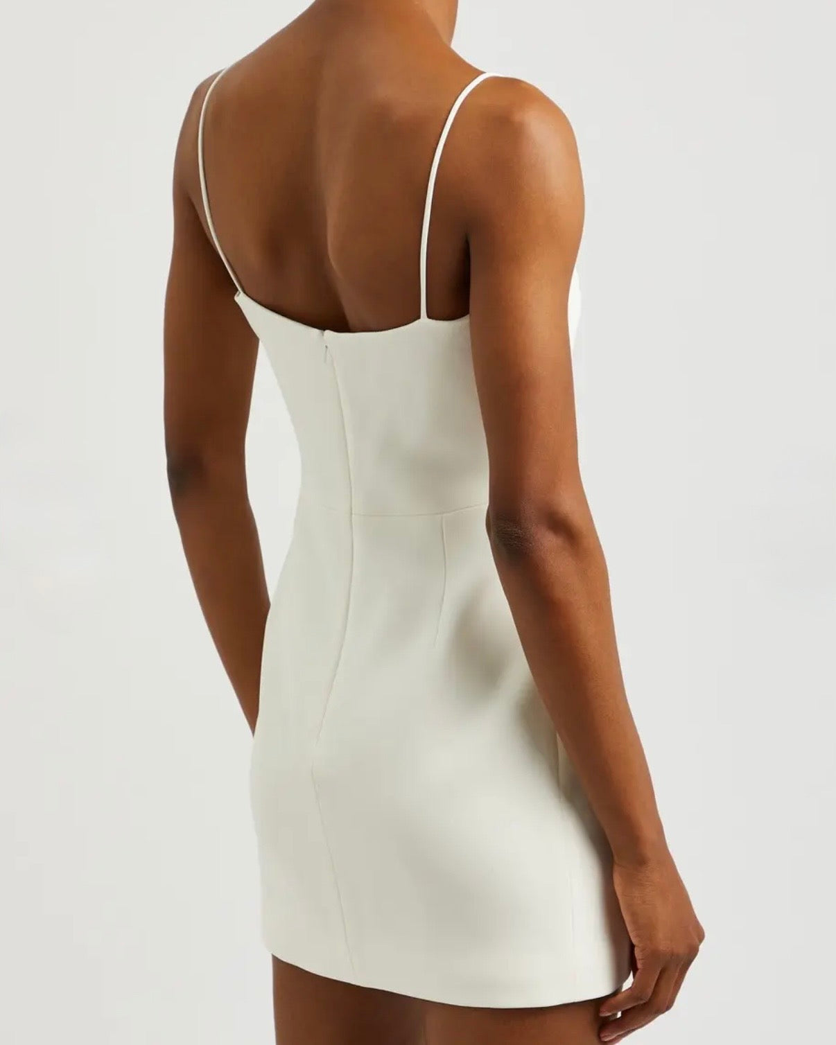 Metal Collar Mini Dress