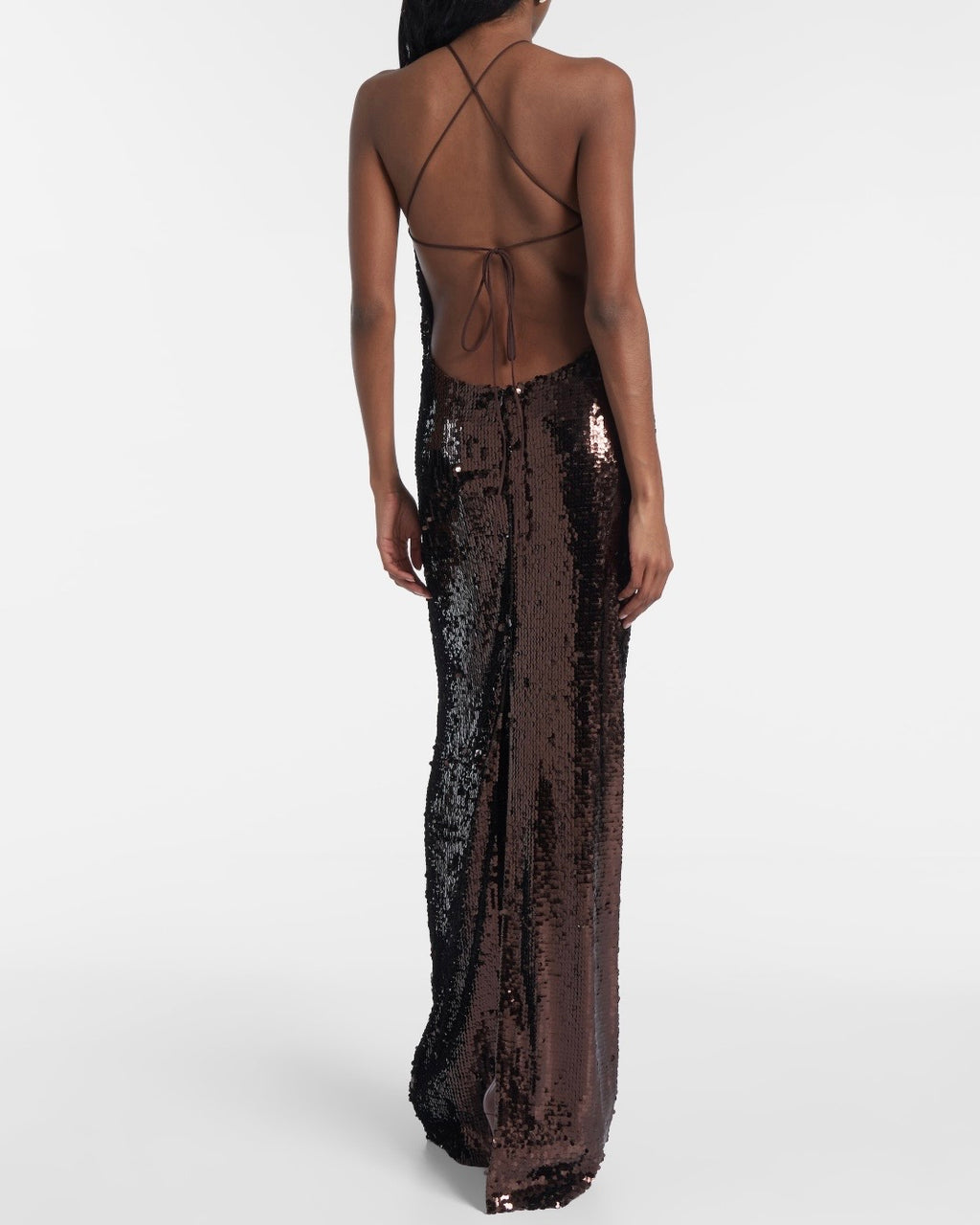 Floral-appliqué Dress