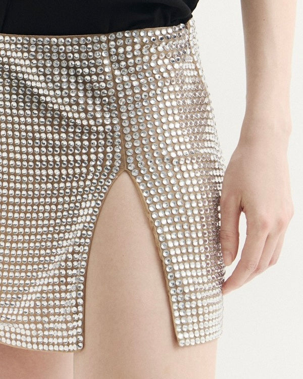 Crystal Mini Skirt