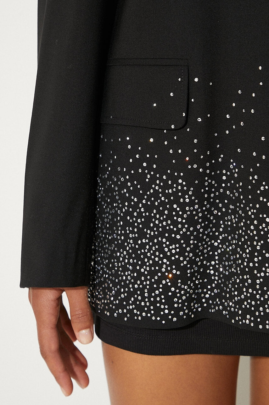 Crystal Dégradé Oversized Blazer