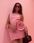 Rosette Mini Dress