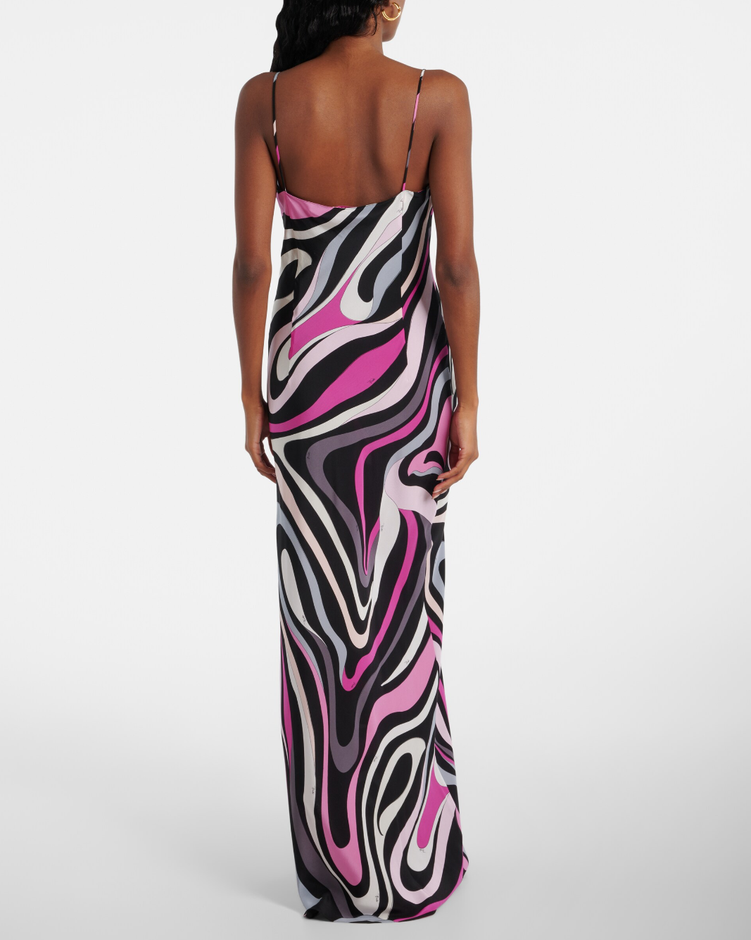 Silk Marmo Pink Dress