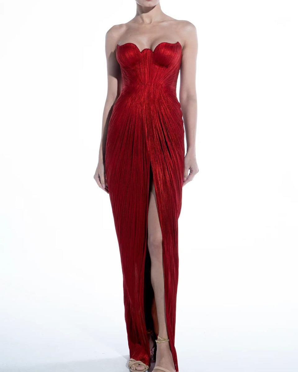 Jasleen Dress Red