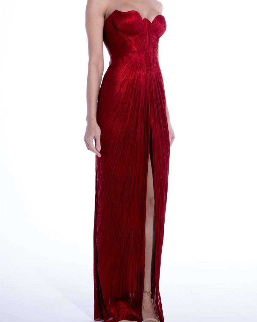 Jasleen Dress Red