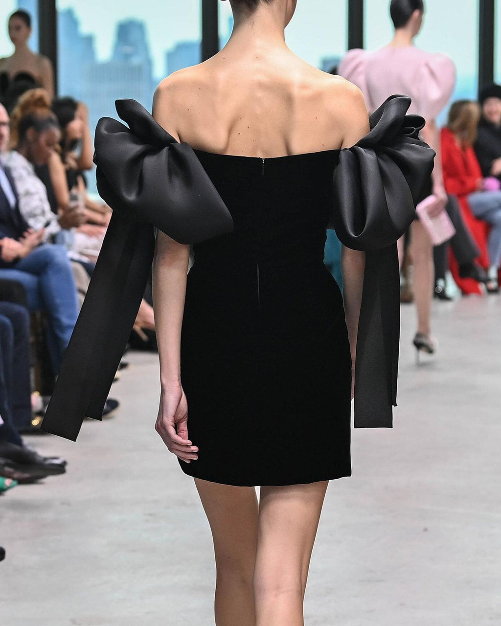 Bow Sleeve Dress