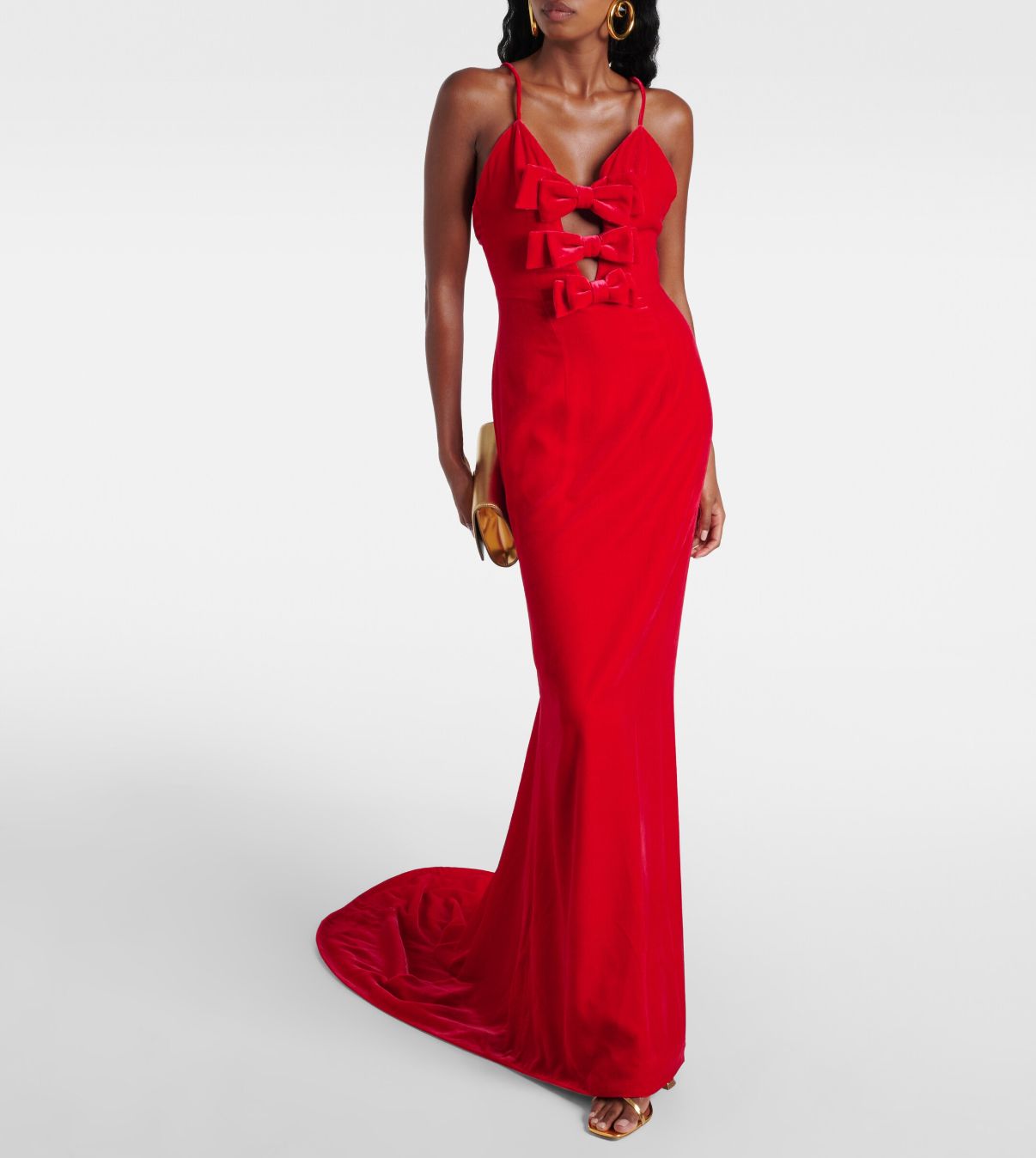 Red Velvet Dress