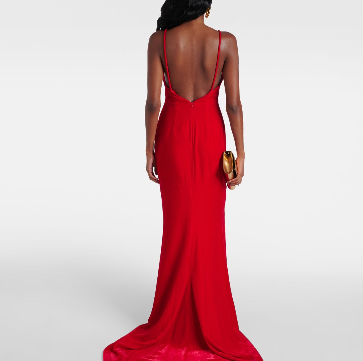 Red Velvet Dress