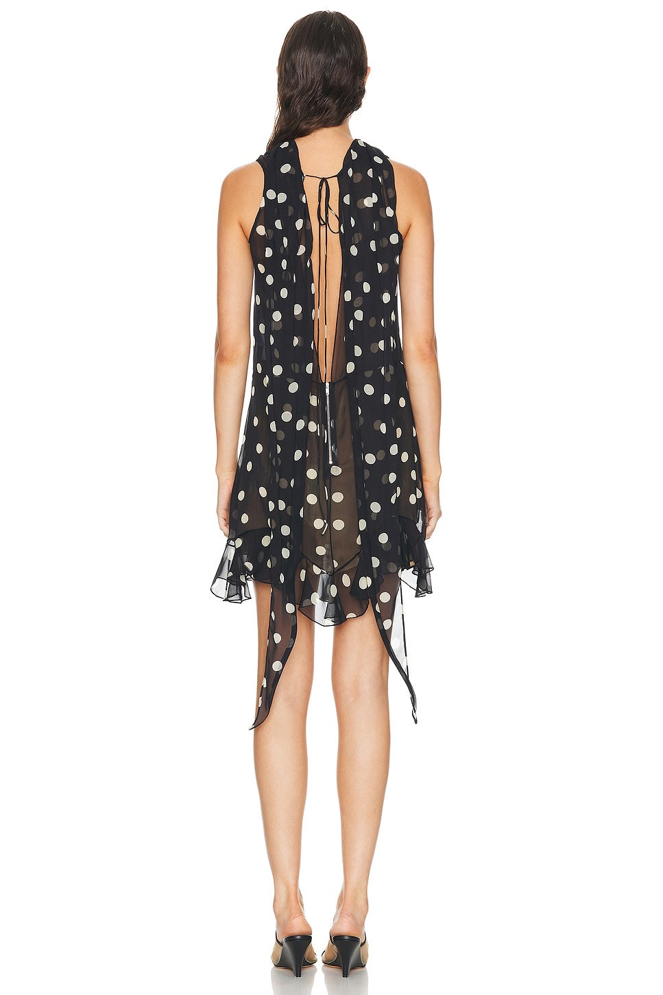 Polka Dot Silk Dress