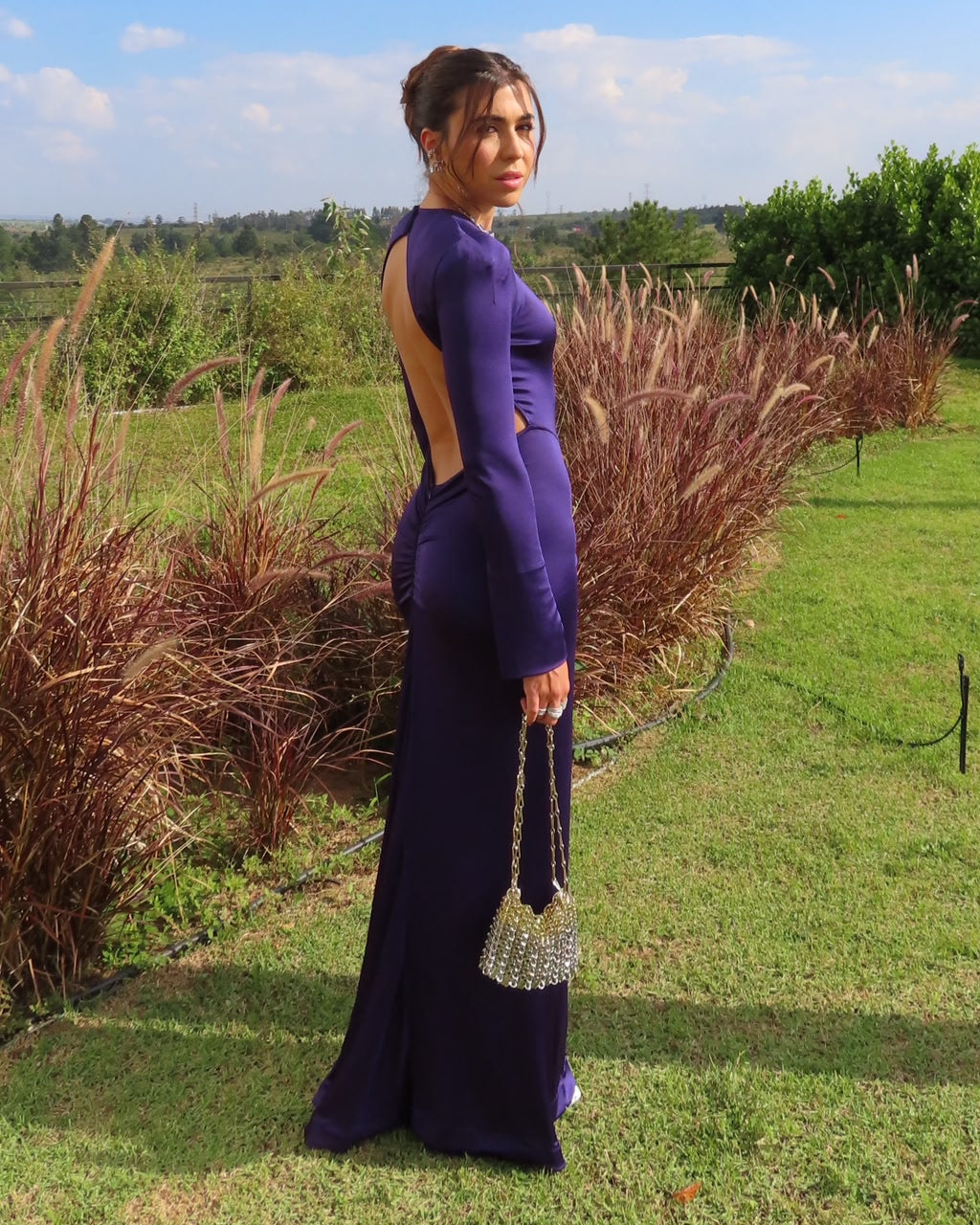 Gathered Waist Gown