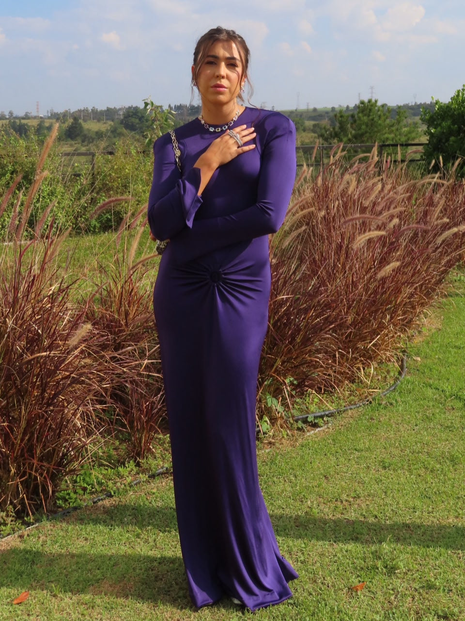 Gathered Waist Gown