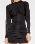 Noire Draped Dress