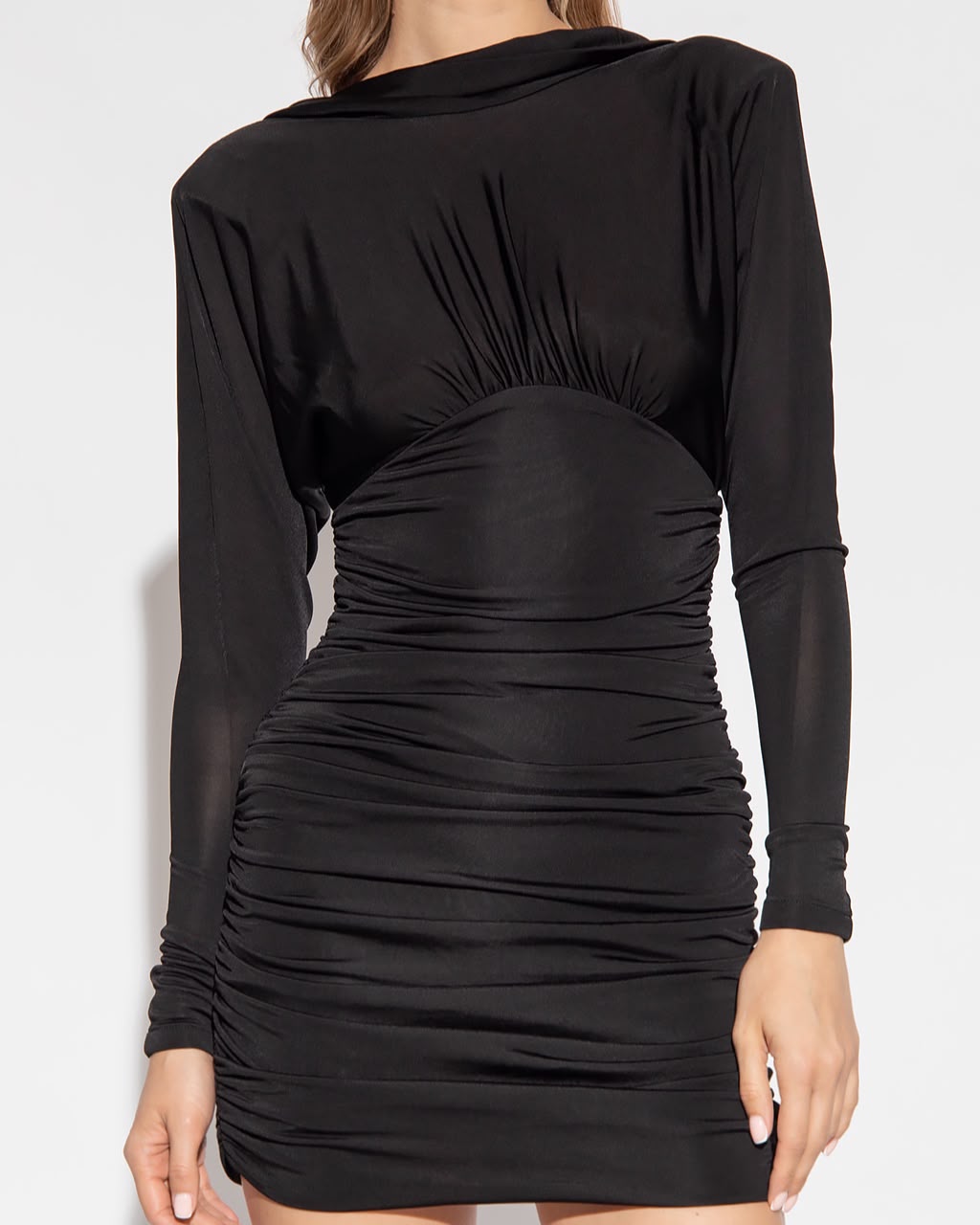 Noire Draped Dress