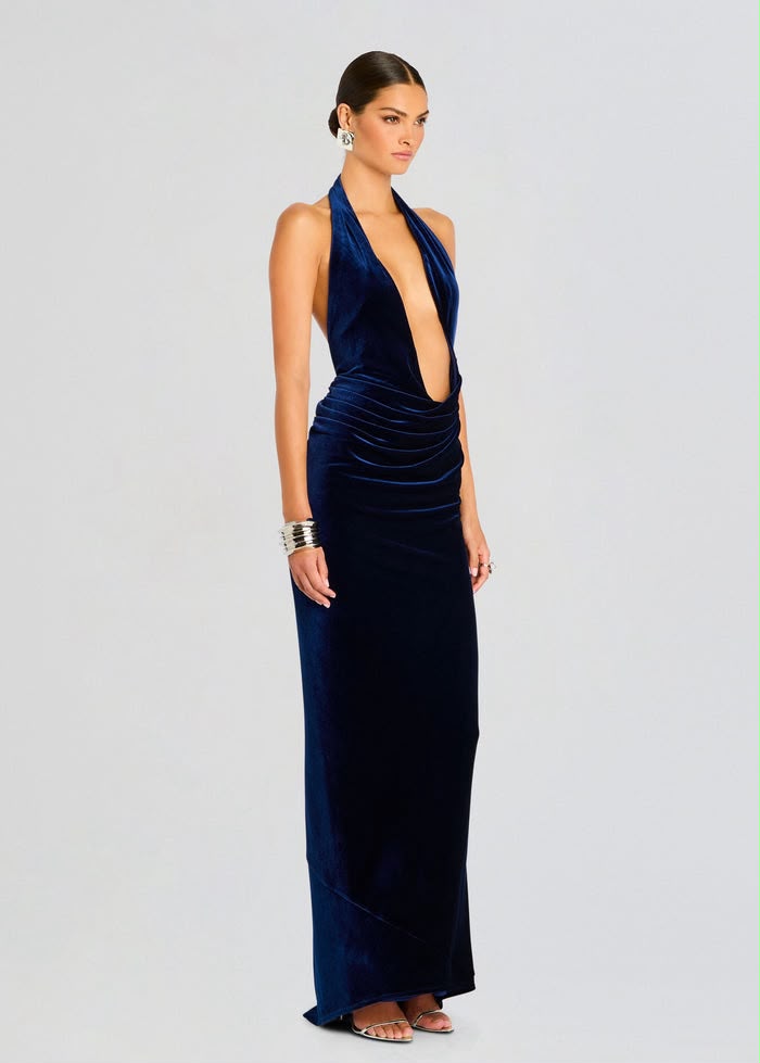 Midnight Velvet Dress