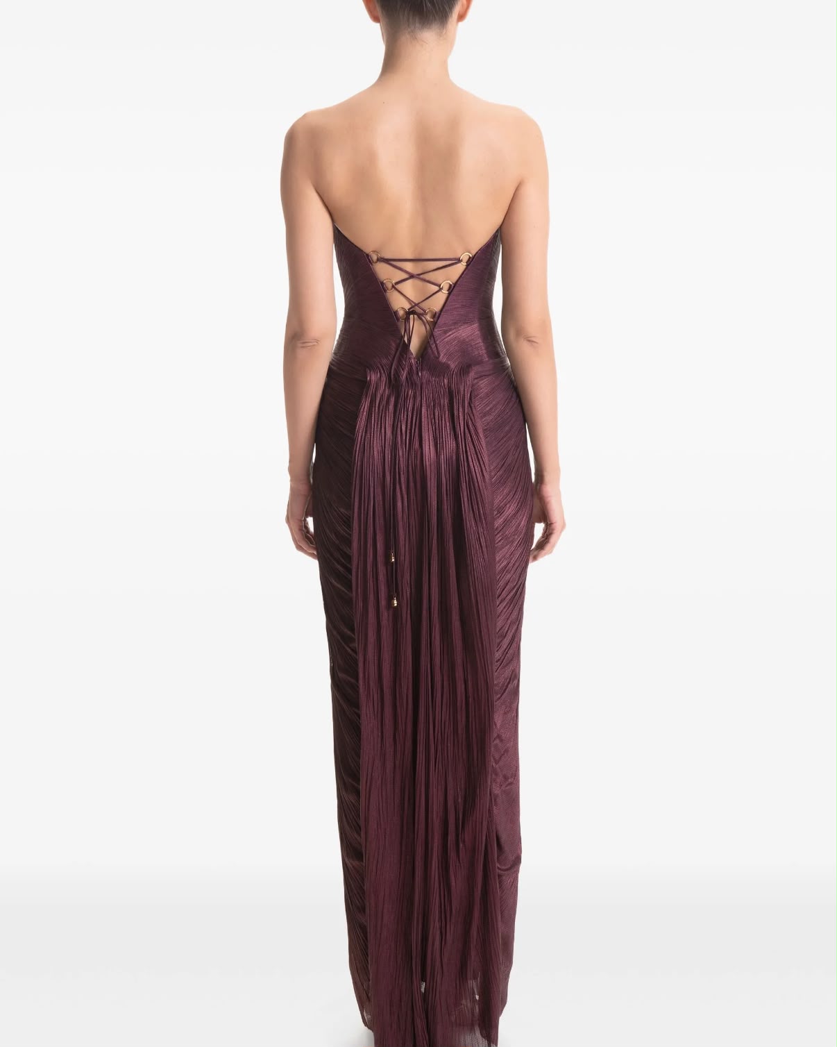 Noor Dress Burgundy