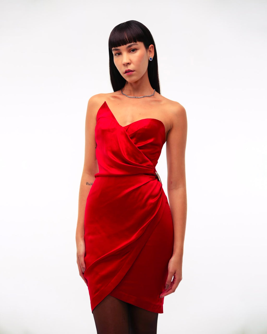 Rouge Asymétrique Dress
