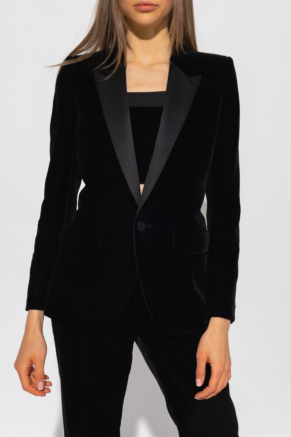 Velvet Tailored Blazer