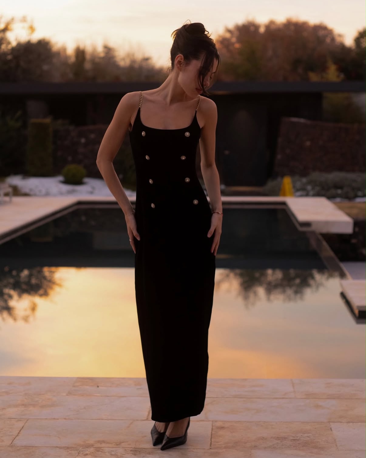 Noir Crystal Dress