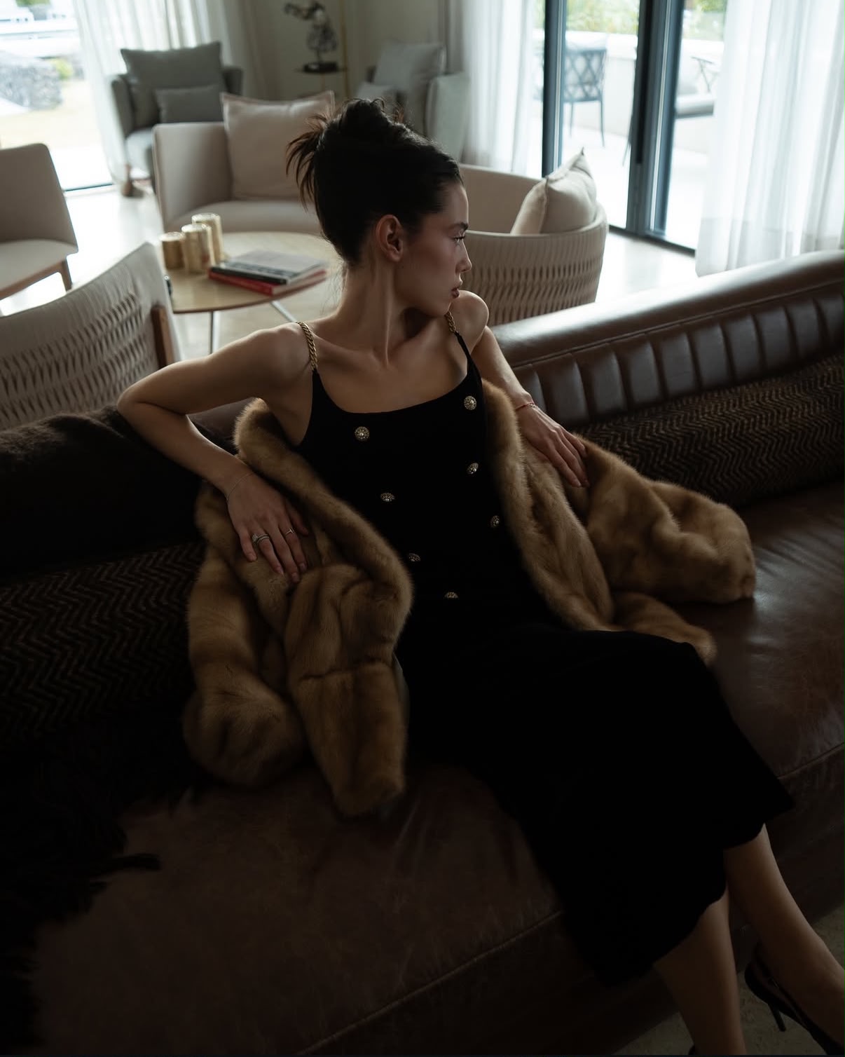 Noir Crystal Dress