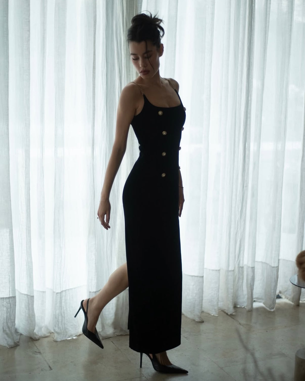 Noir Crystal Dress