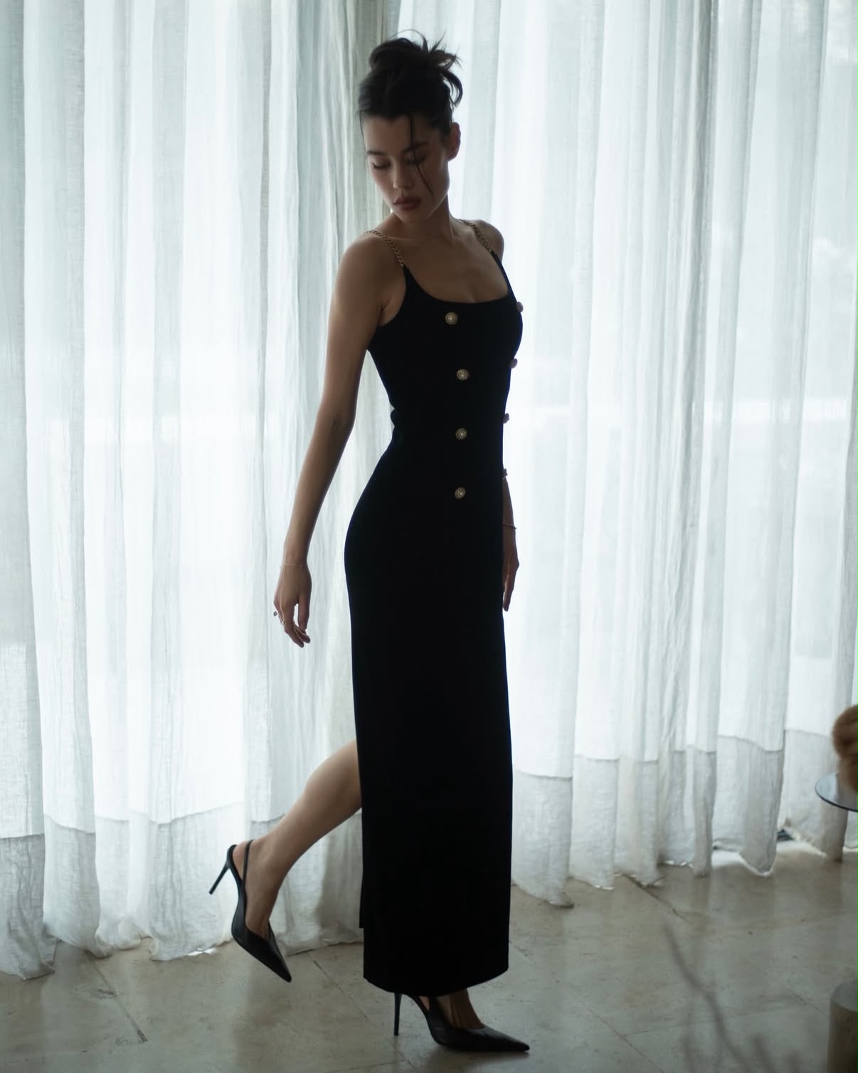 Noir Crystal Dress