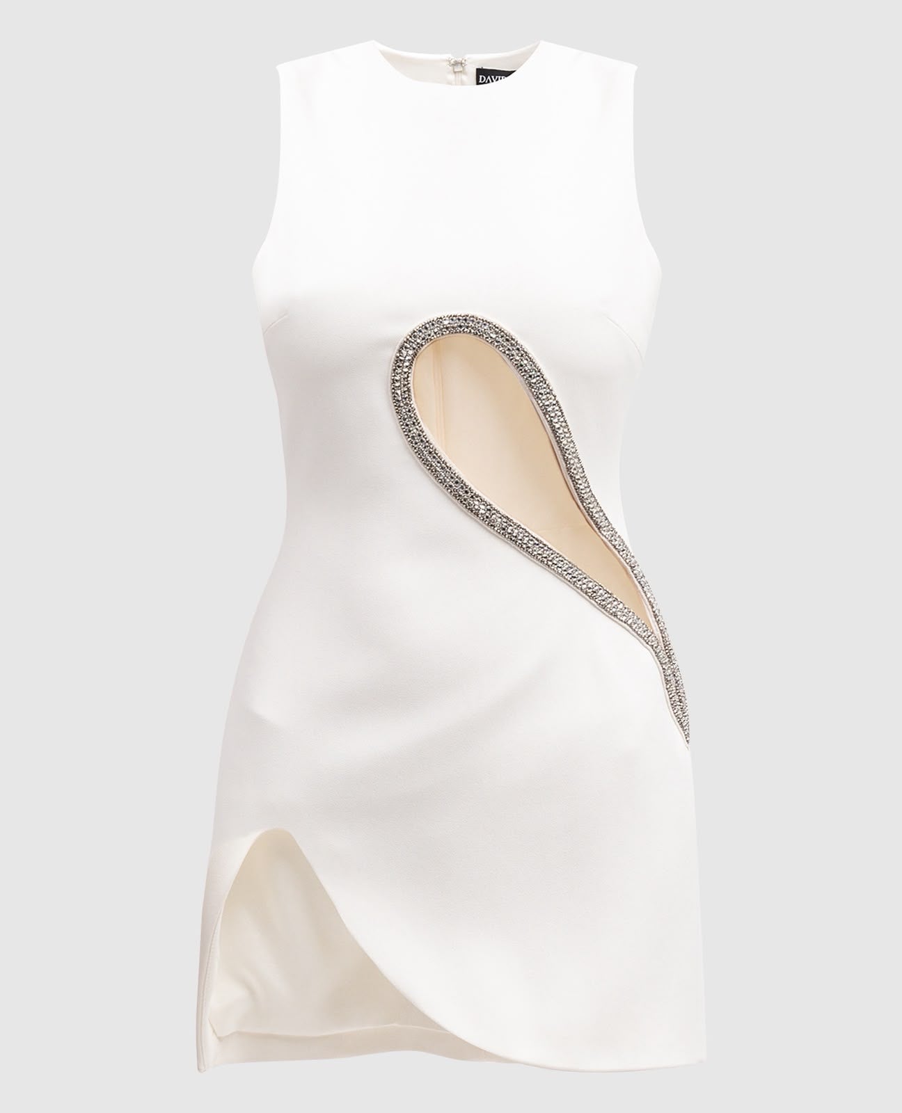 Crystal Cutout Mini Dress