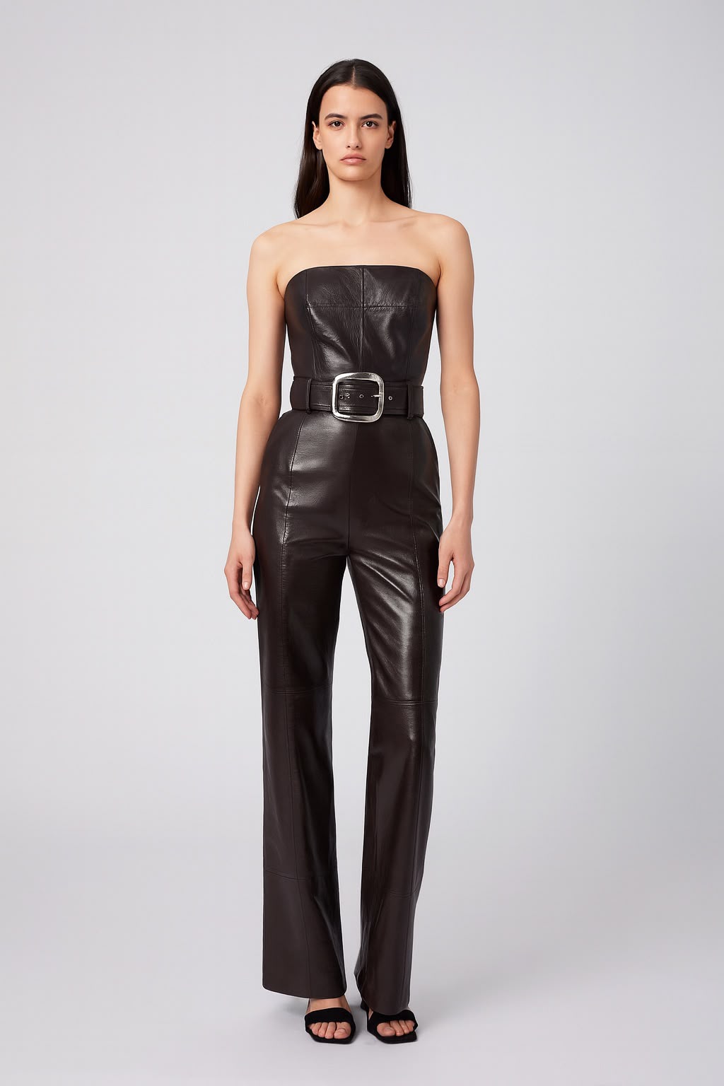 Leather Jumpsuit