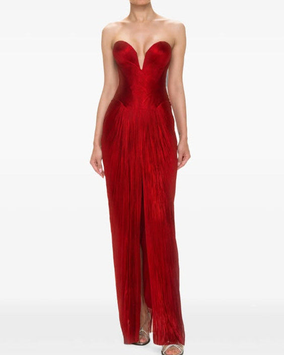 Noor Dress Red
