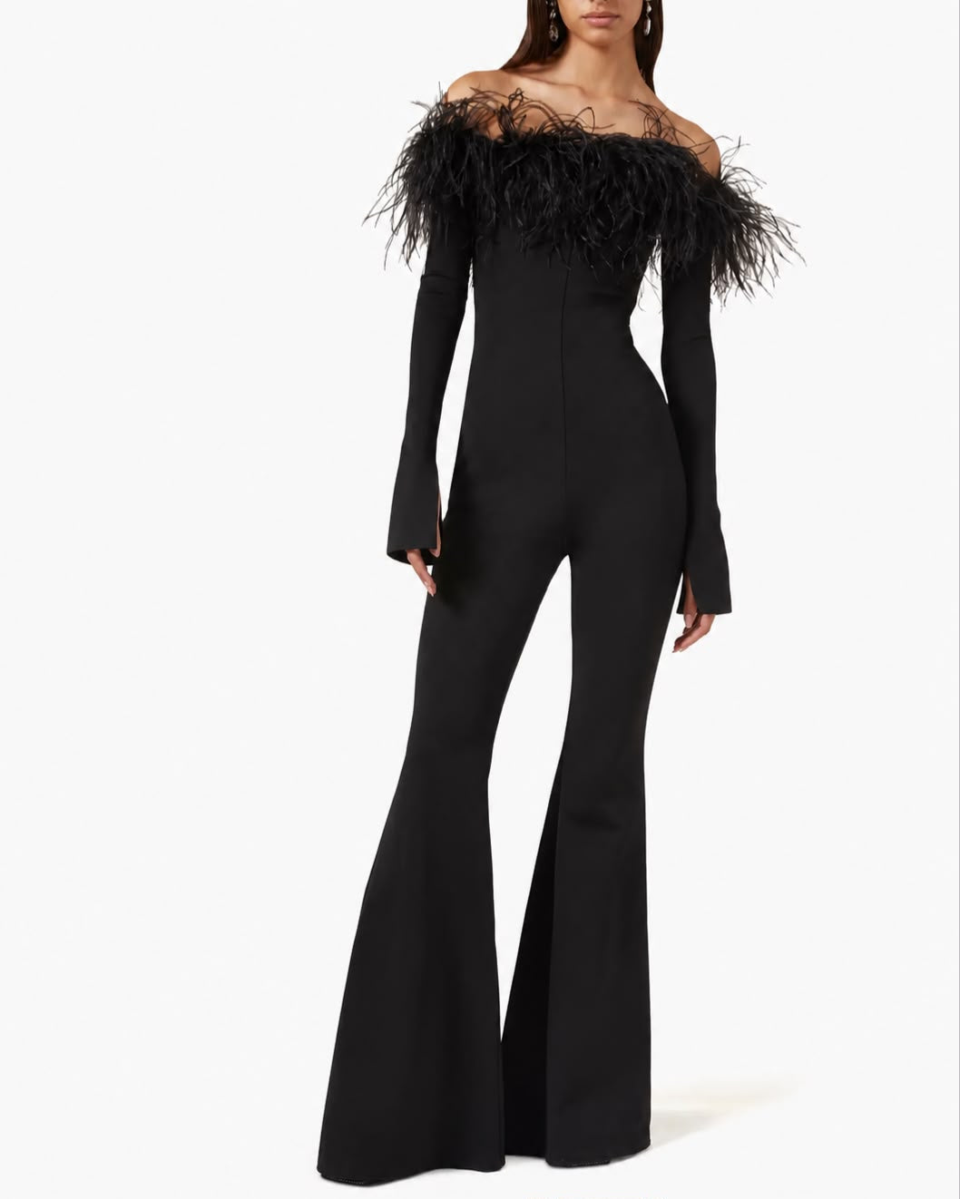Noir Plume Jumpsuit