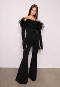 Noir Plume Jumpsuit