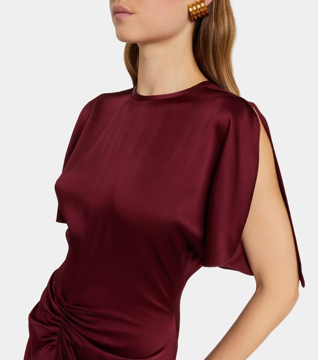 Isabella Dress Burgundy