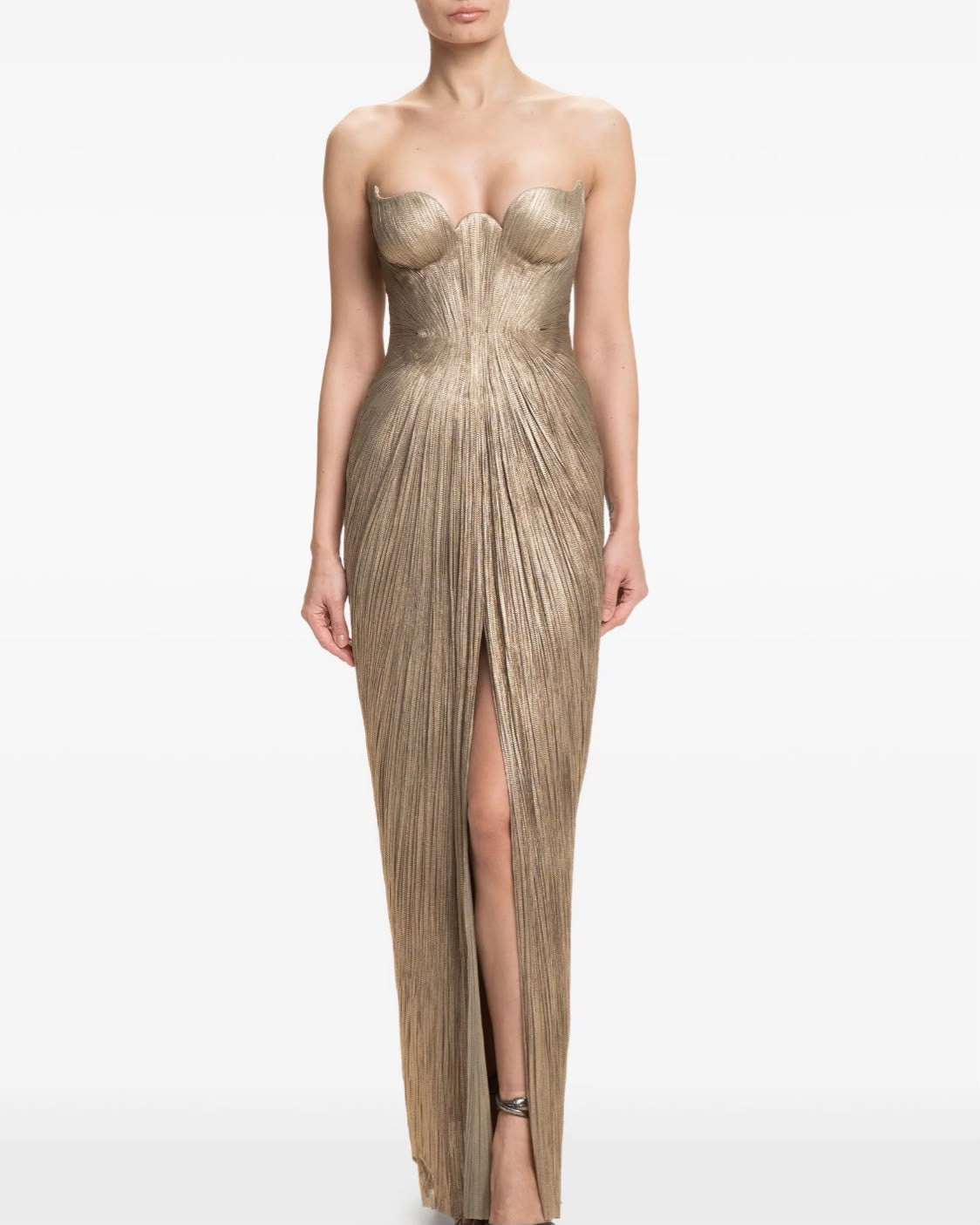Jasleen Dress Gold