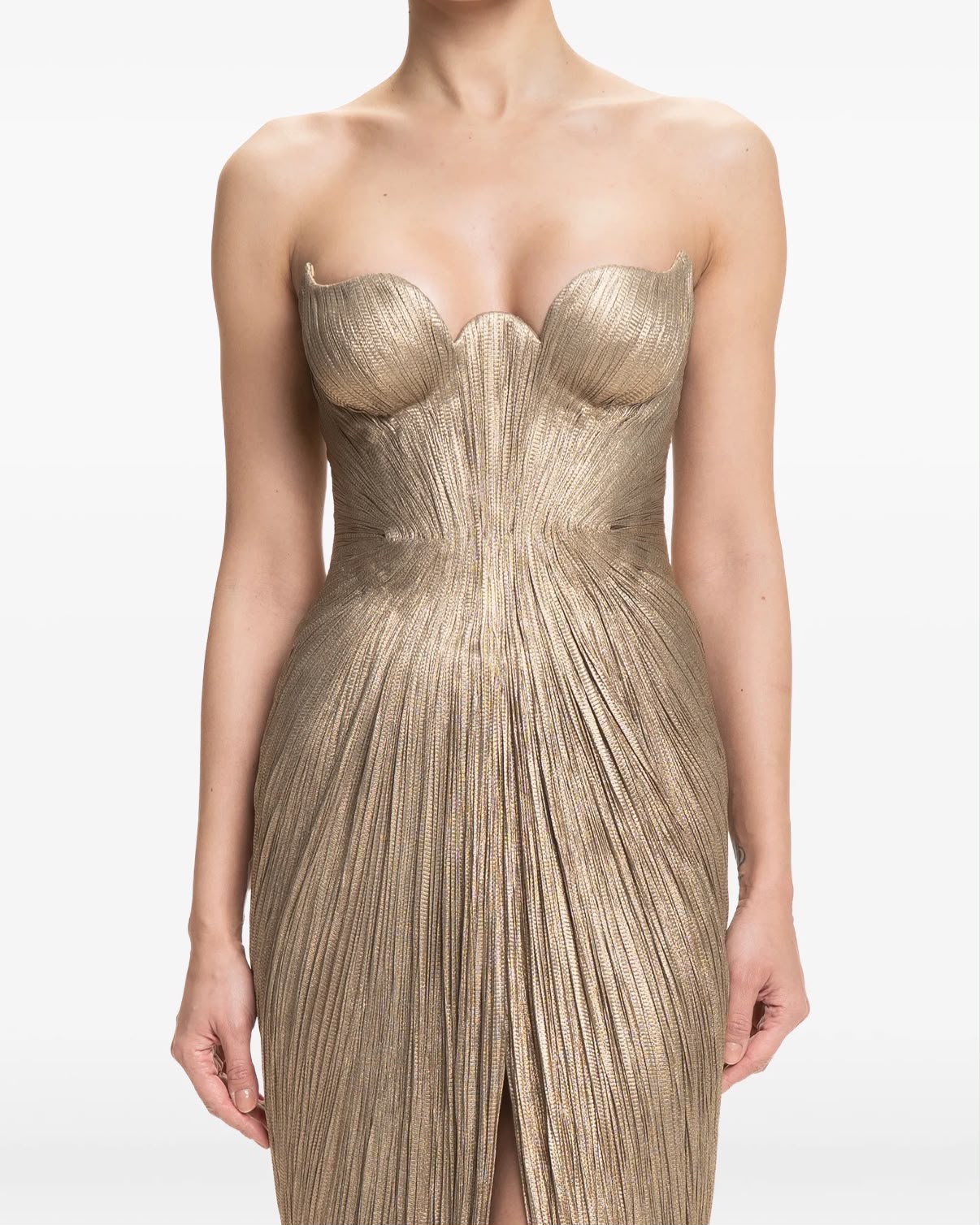 Jasleen Dress Gold