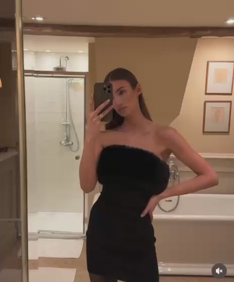 Faux Fur Dress