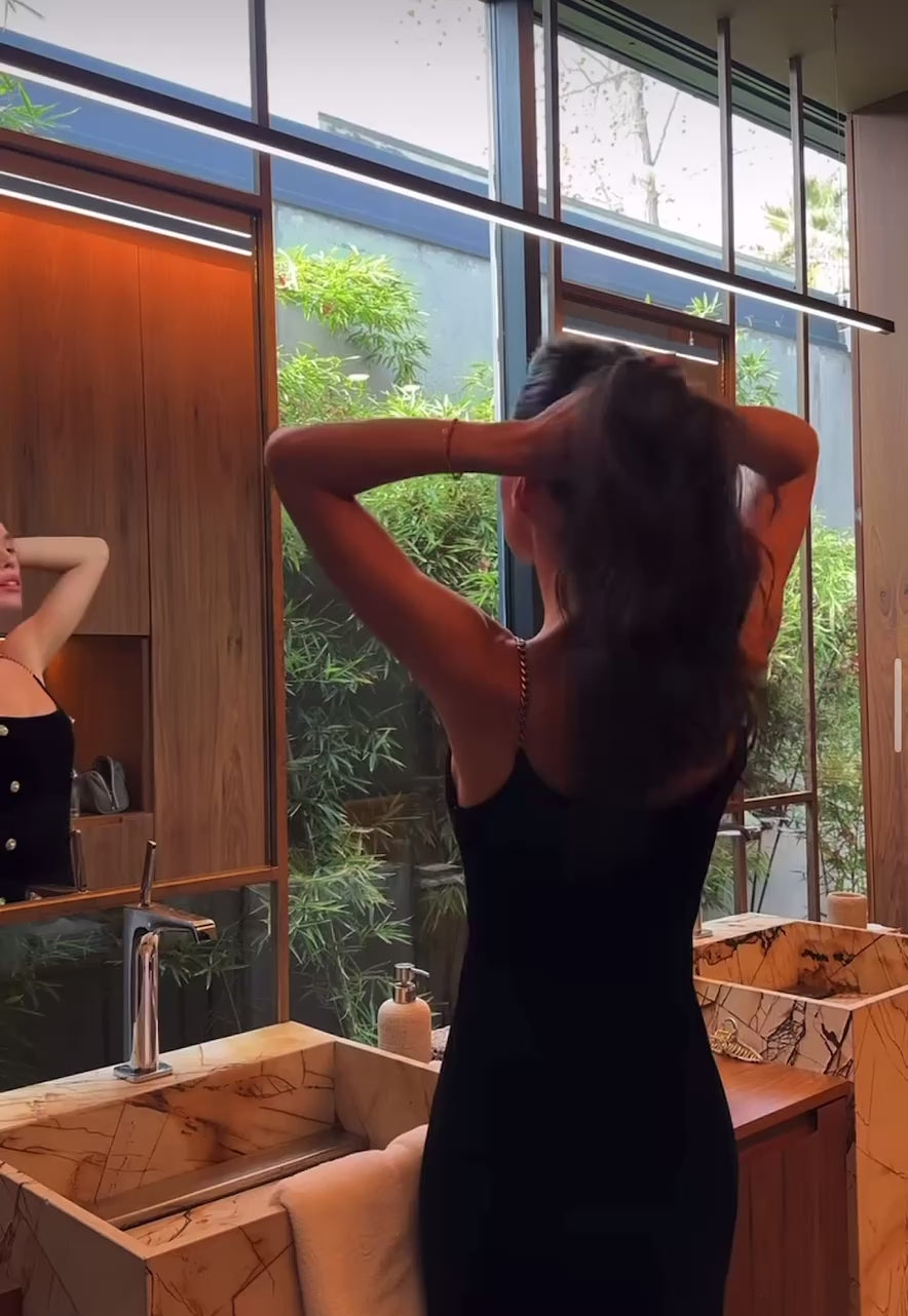 Noir Crystal Dress