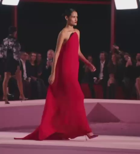 Scarlet Cascade Dress