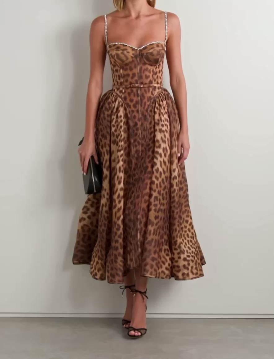Leopard Corset Dress
