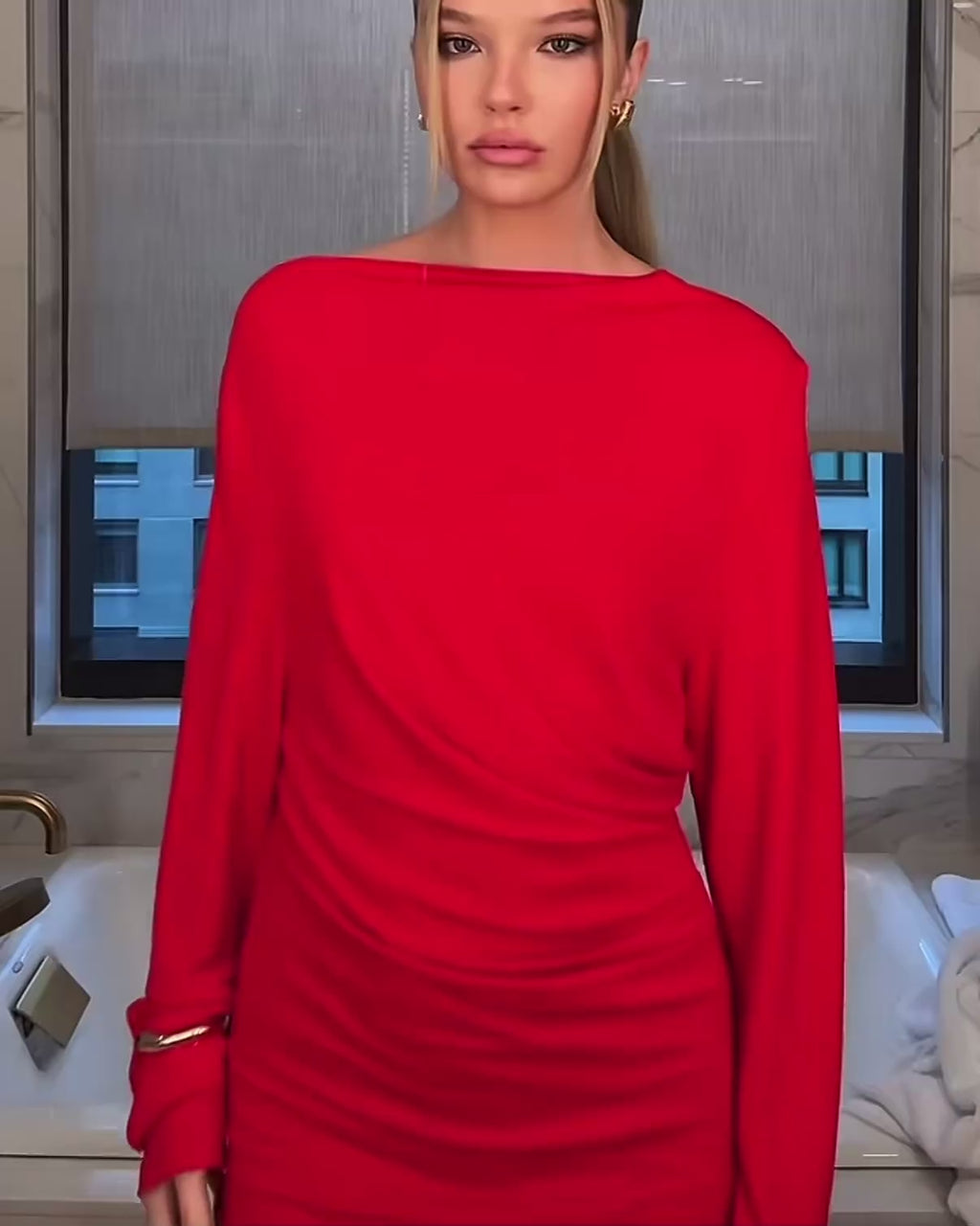 Drapped Mini Dress